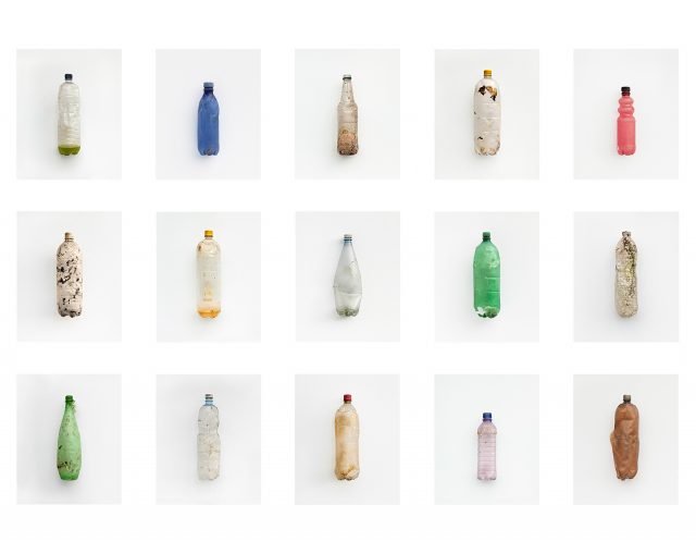 Bottles Grid, 3x5, Pembrokeshire, 
Wales, 2012.

Digital prints on Hahnemühle Photo Rag, 277cms x 198cms